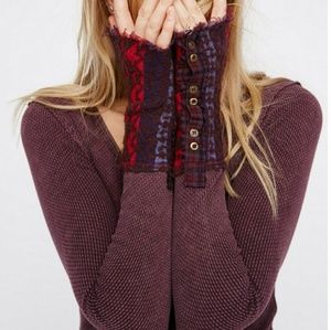 Free People Art School Cuff Top